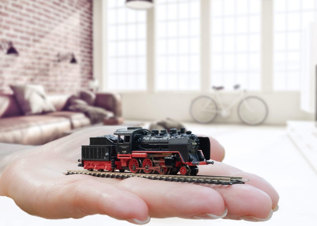 Märklin Modelleisenbahn Startpackung 81874 "Museums-Personenzug mit Dampflok BR 24 – Lokomotive Spur