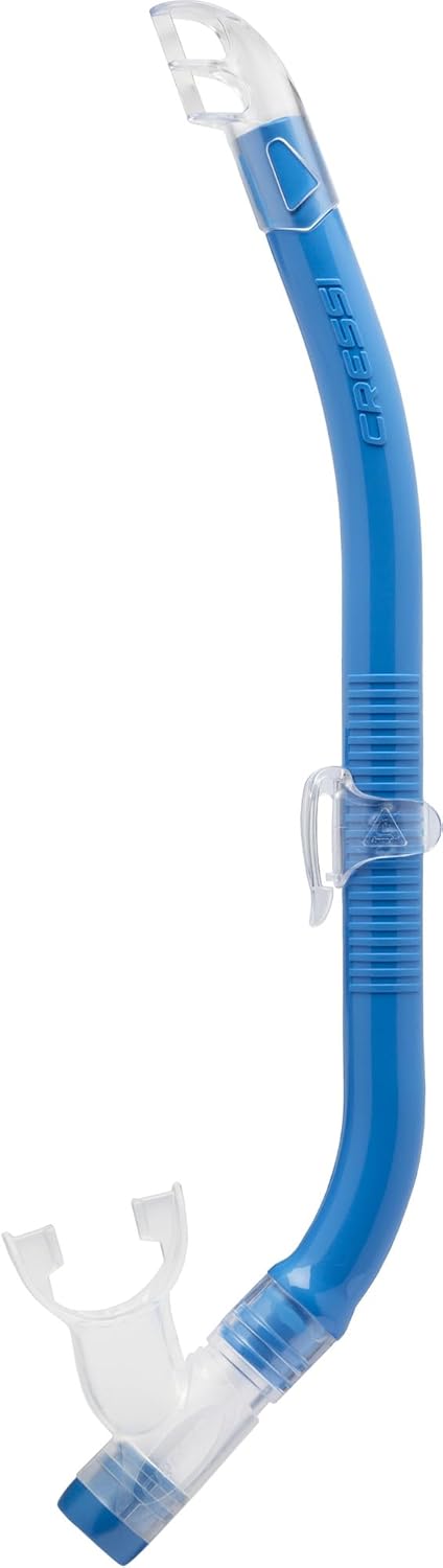 Cressi Estrella Jr - Maske zum Tauchen und Schnorcheln Transparent/Blau Maske + Schnorchel, Transpar