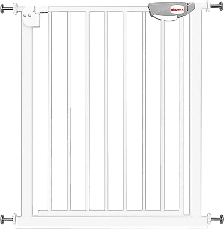 UBRAVOO Babygitter für Türen und Treppen, Höhe 100 cm, Sicherheits-Haustiergitter, Spannungstyp,auto