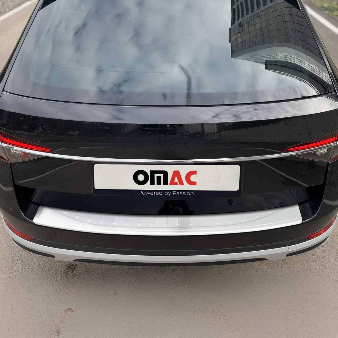 Ladekantenschutz Edelstahl Kompatibel mit Skoda Superb Kombi 2015-2023 Gebürstet Chrom