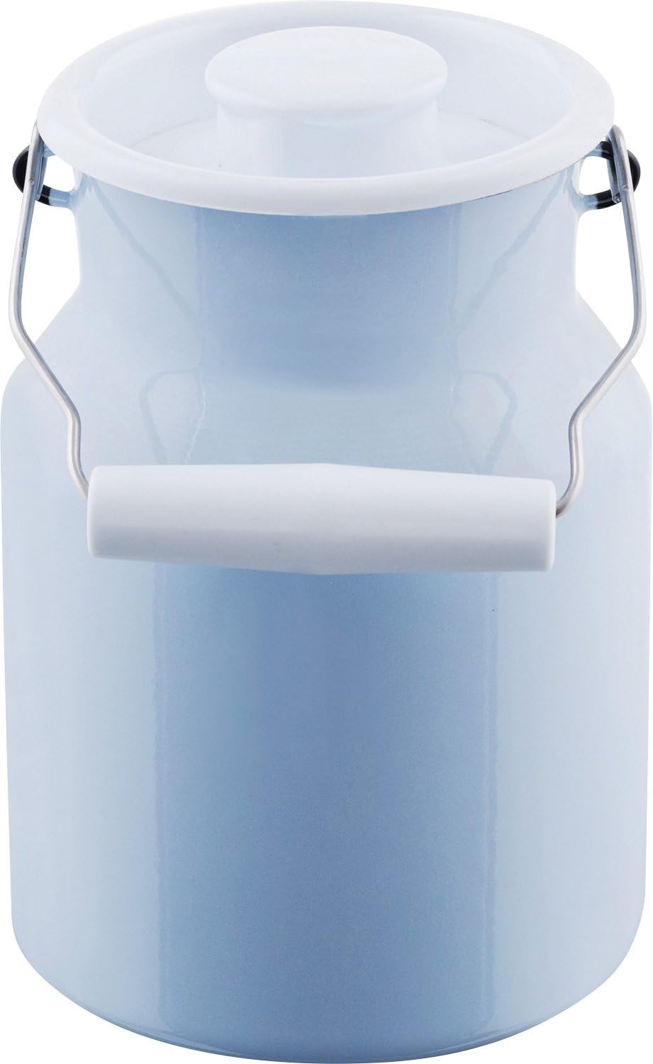 Riess, 0506-006, Milchkanne mit Deckel 1.50 L, CLASSIC - BUNT/PASTELL, Farbe Pastell-Blau, Durchmess