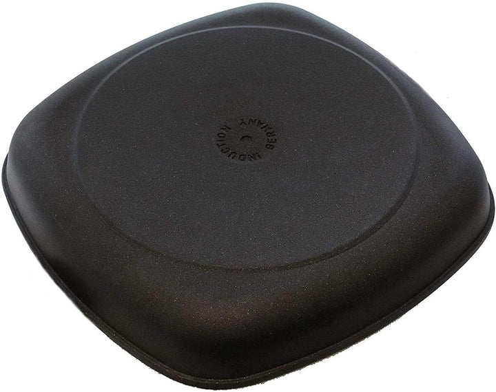 Eurloux Guss-Kasserolle Induktion 24 x 24 cm - quadratische Universal Bratenkasserolle mit Beschicht