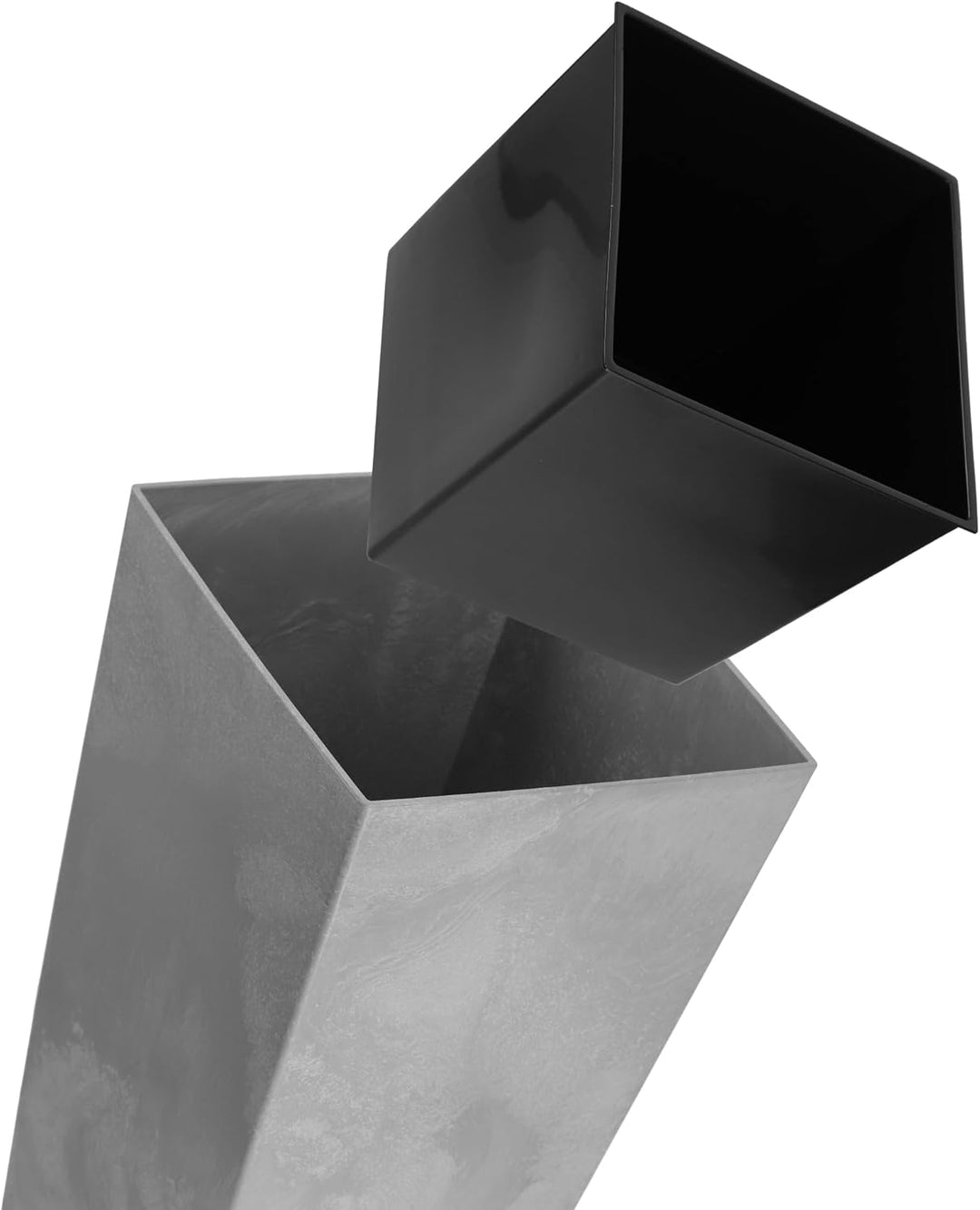 KADAX Blumentopf, Blumenkübel aus Kunststoff, Pflanzkübel für Blumen, Innen- und Aussenbereich, Gart