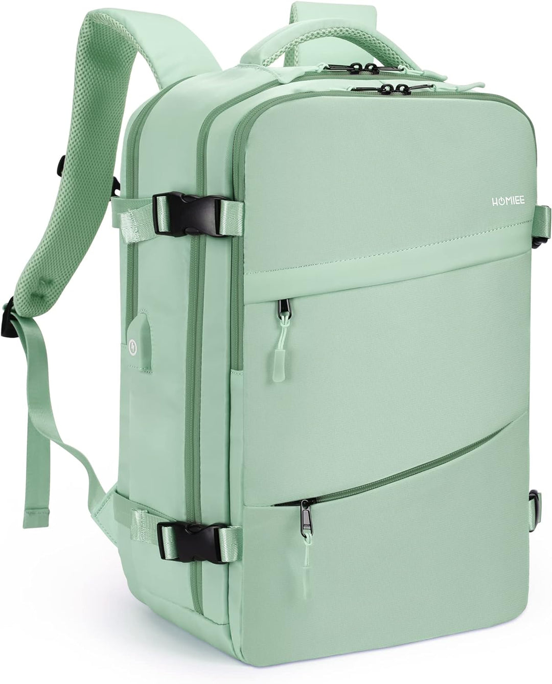 HOMIEE 40L Reiserucksack Damen, Handgepäck Rucksack,15,6 Zoll Laptop Rucksack für Arbeit Schule Woch