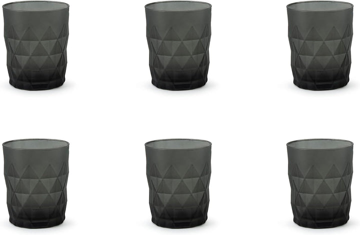 Excelsa Luxor Ice Set 6 Gläser Schwarz