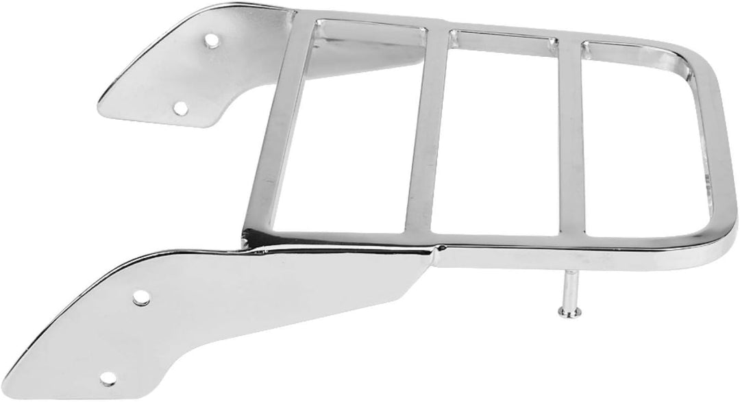 Tomotato Motorrad Rückenlehne Sissy Bar Gepäckträger, Chrom Heckgepäckträger für Shadow VT750 C2 199
