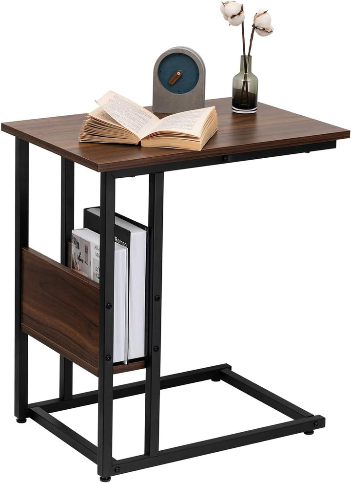 WOLTU Beistelltisch Kaffeetisch Couchtisch Sofatisch Nachttisch Betttisch Laptoptisch, Gestell aus M