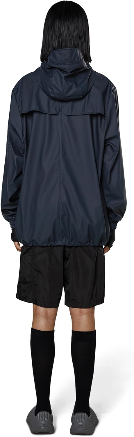 RAINS Unisex Stormbreaker Regenjacke, M 47 Marineblau