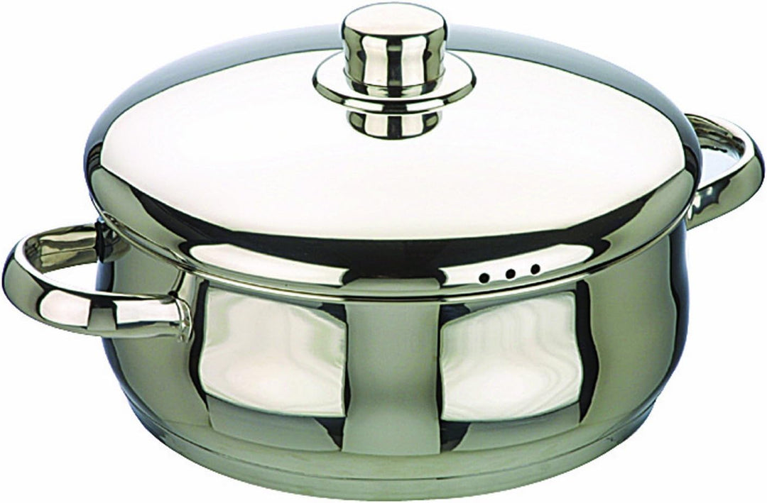 IBILI CACEROLA Con TAPA INOX Oslo 26 CMS, Stainless Steel, Transluzent, 26 cm, 2-Einheiten, 26 cms