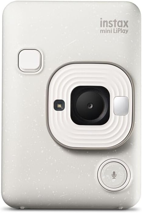 INSTAX Mini LiPlay 2 Digital Hybrid Camera Misty White, Misty White