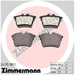 ZIMMERMANN 24135.180.1 Serie Bremsbelagsatz, Hinten