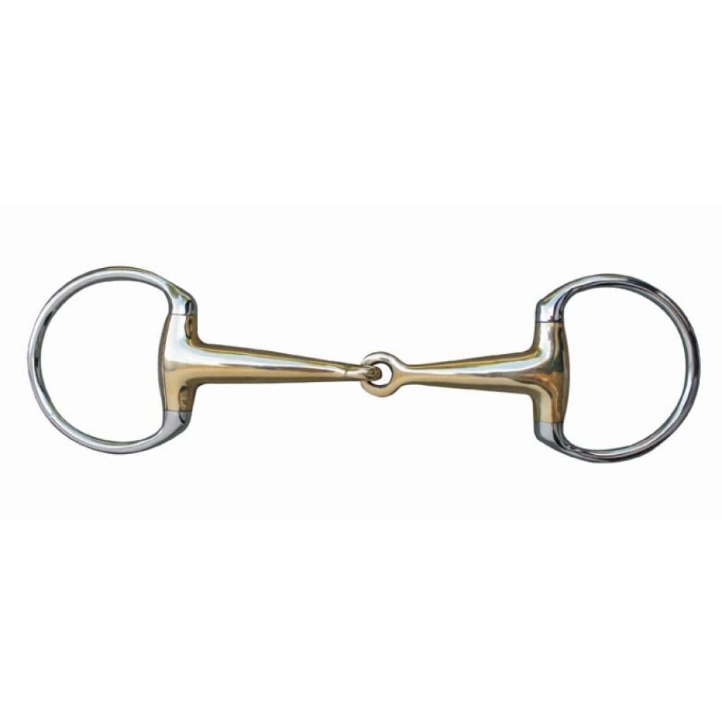HKM 4000315130740 Olivenkopfgebiss, 18 Mm Argentan Mit Edelstahlring65/125 Weite
