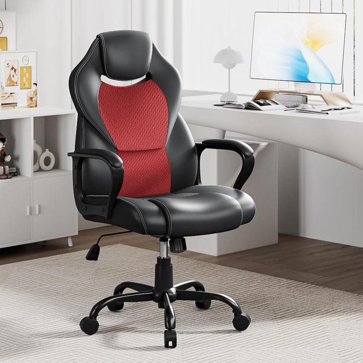 BASETBL Bürostuhl Racing Stuhl Gaming Stuhl Sessel Schreibtischstuhl Ergonomisch Drehstuhl Sportsitz