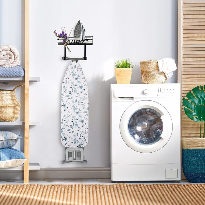 TJ.Moree Wäscheraum-Dekor-Bügelbrett-Kleiderbügel-Wandhalterung, Eisen und Bügelbretthalter, Wäscher
