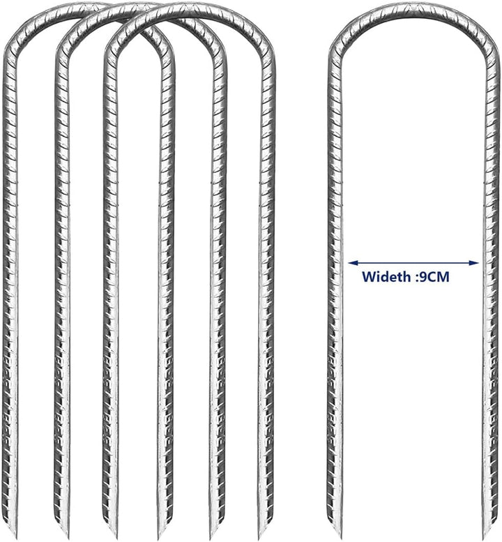 Bodenanker Erdanker Verzinkt Zeltnägel Garten Heringe Trampolin Erdnägel Gartenpfähle Pflocke Stakes