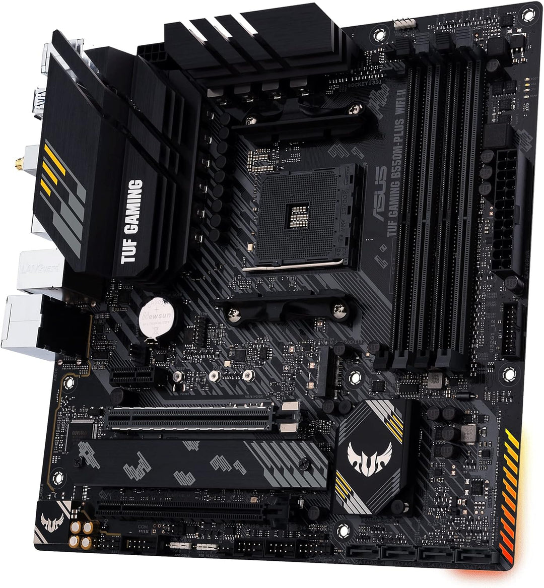ASUS TUF Gaming B550M-PLUS WiFi II Mainboard Sockel Ryzen AM4 (AMD B550, mATX, PCIe 4.0, dual M.2, W