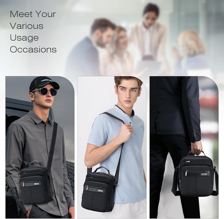 SPAHER Herren Handtaschen Zum Umhängen Umhangetasche Mann Schultertasche Männer Herrentasche Zum Umh