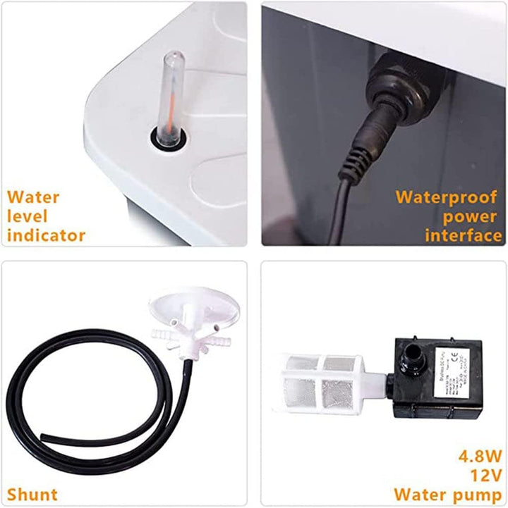 Aquaponik-Wachssystem,Hydroponik-Turm,Indoor Kräutergarten Kit, Hydroponische Anzuchtsystem,Indoor G