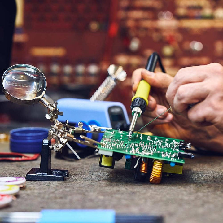 Digitale regelbare Lötstation ZD-8919 SET2 480°C 30W Lötkolben Löten Lötzinn Lötschwamm