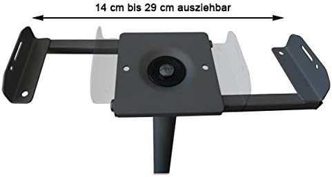 DRALL INSTRUMENTS 2 Stück Boxenständer aus Metall Lautsprecherständer Box Lautsprecher höhenverstell