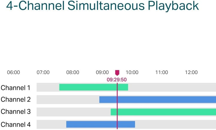 4-Kanałowy Raster sieciowy PoE VIGI NVR1104H-4P
