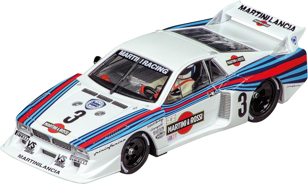 Carrera EVOLUTION I Ready to Race Autorennbahn Slotcar I Lancia Beta Montecarlo Turbo Lancia Martini