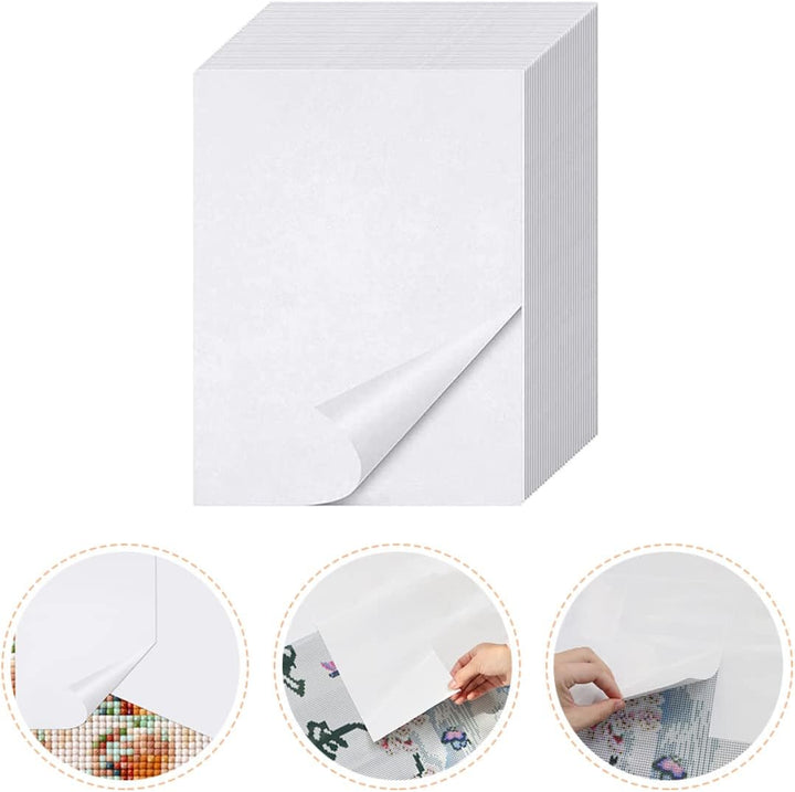 Ciieeo Malutensilien 50 Blatt Diamant-malerei-aufkleber Doppelseitiges Trennpapier Werkzeuge Zum Mal