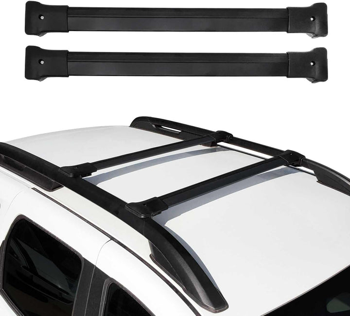 Dachträger Grundträger Auto kompatibel mit Dacia Duster 2 II 2018-2023 Alu Schwarz