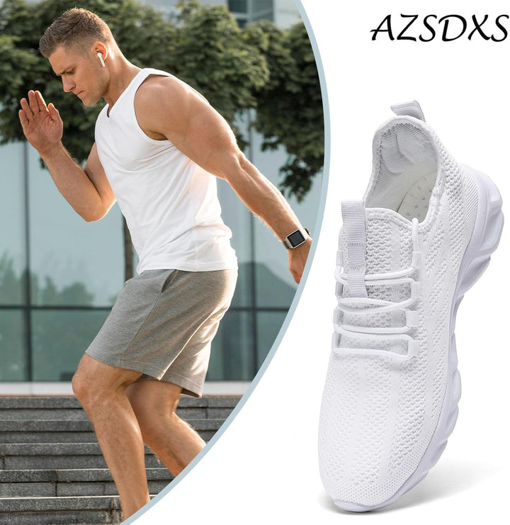 AZSDXS Laufschuhe Herren Atmungsaktive Sportschuhe Sneaker Turnschuhe Running Schuhe Strassenlaufsch