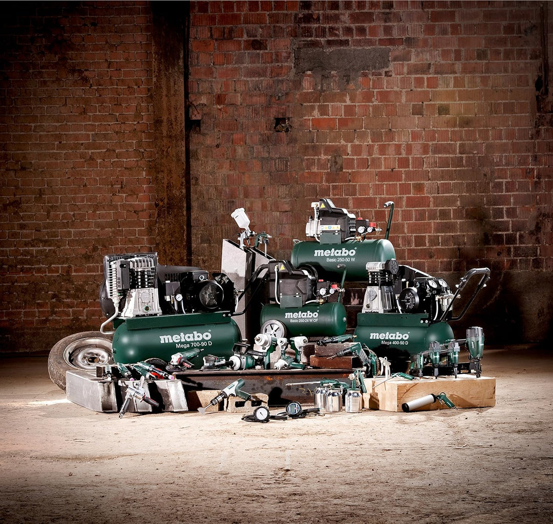 Metabo Kompressor Basic 160-6 W OF (Kessel 6 l, Max. Druck 8 bar, Ansaugleistung 160 l/min, Füllleis