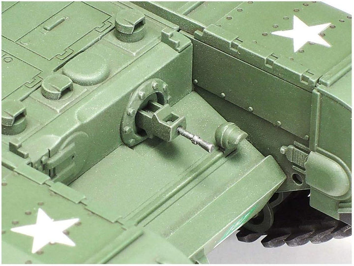 Tamiya 32594 - 1:48 Britischer Panzer Churchill Mk.VII Crocodile, Modellbau, Plastik Bausatz, Bastel