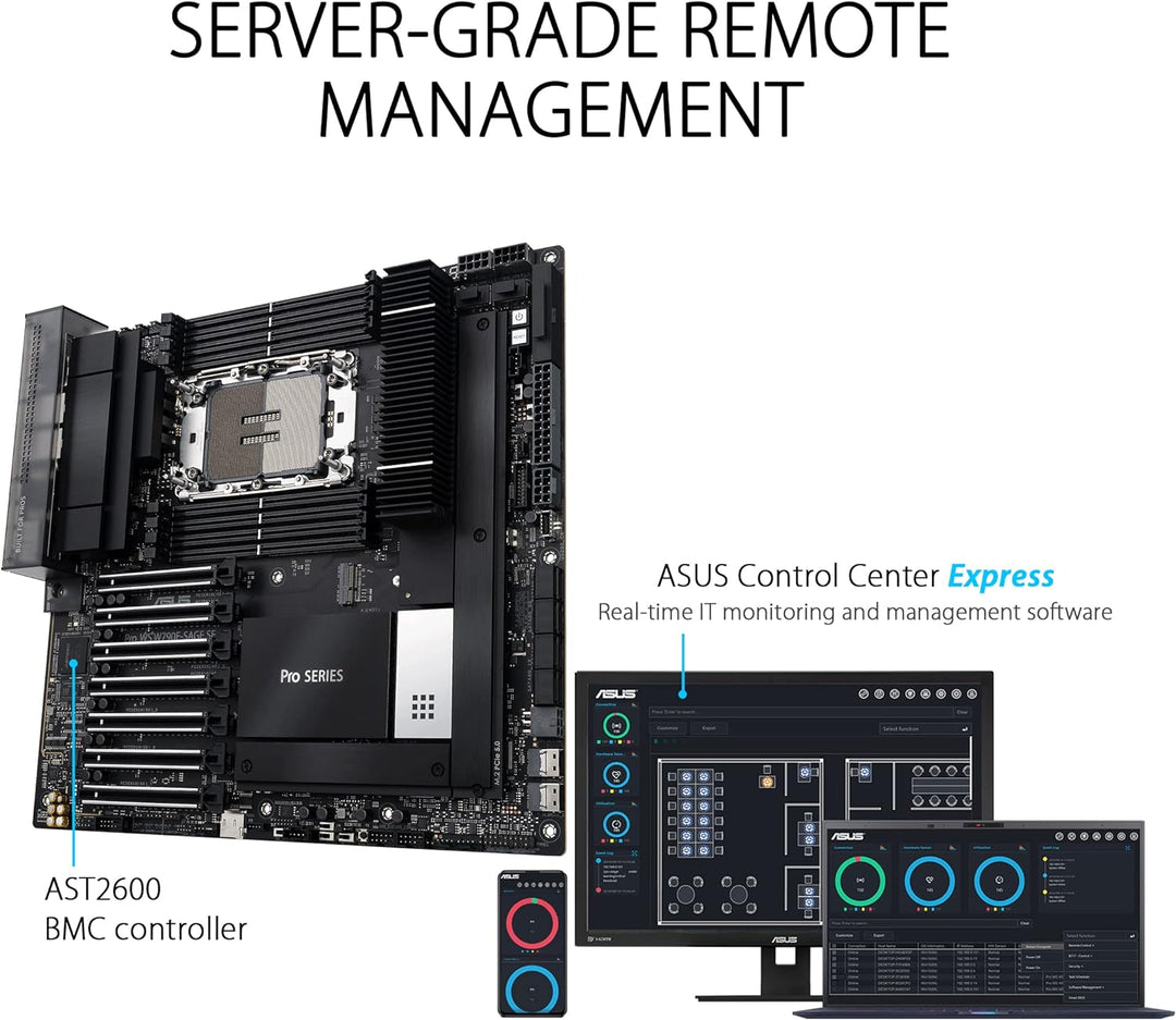 ASUS Pro WS W790E-SAGE SE Workstation Mainboard Sockel Intel LGA 4677 (EEB-Mainboard, PCIe 5.0, DDR5