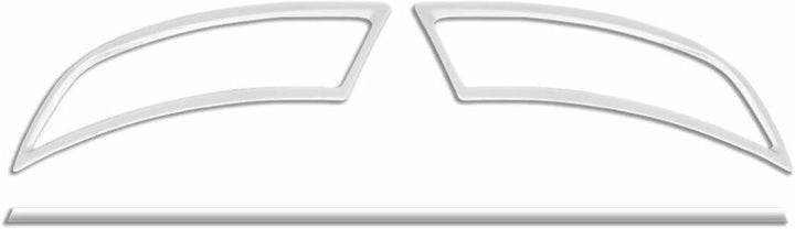 Auspuffblende Auspuff Endrohr Leiste Kompatibel mit Superb ab 2015 Edelstahl Chrom