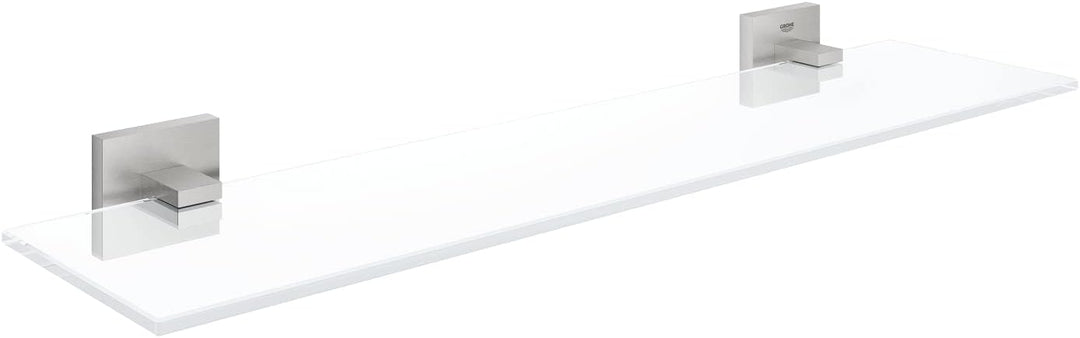 GROHE Start Cube - Glasablage (Stichmass: 380 mm, verdeckte Befestigung, Material: Glas/Material), s