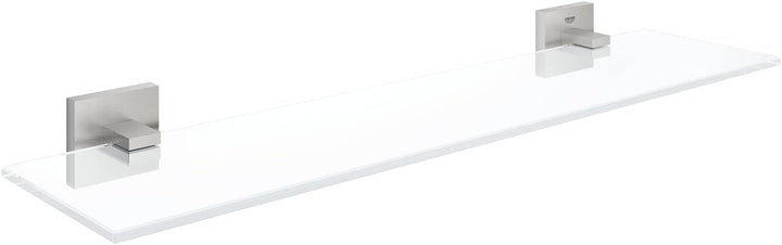 GROHE Start Cube - Glasablage (Stichmass: 380 mm, verdeckte Befestigung, Material: Glas/Material), s
