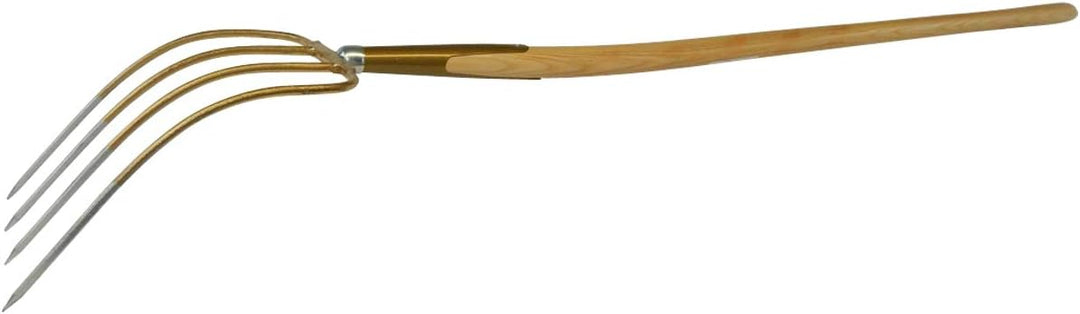 SHW-FIRE 59199 Dunggabel 4 Zinken mit Schienenzwinge und Stiel