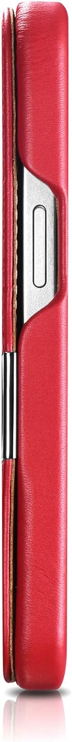 Mobiskin Hülle kompatibel mit Apple iPhone 13 Mini (5,4 Zoll), Handyhülle mit echtem Leder, Case, Sc