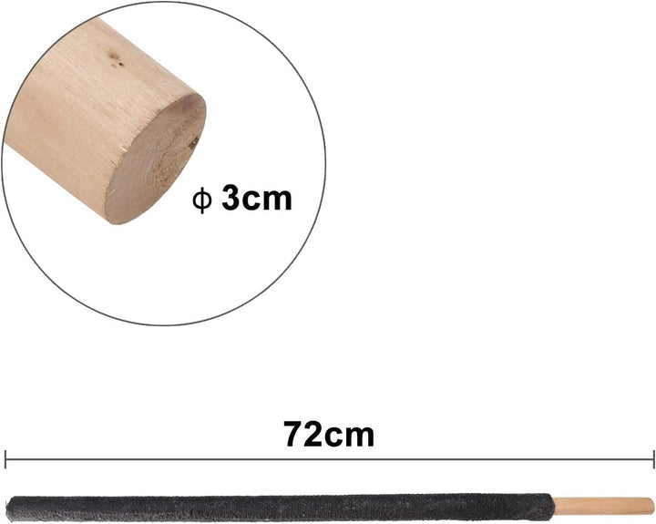 Tubiaz Wachsfackeln Brennzeit 100 min|100 StĂŒck Fackeln Mit Handschutz|Garten-Fackeln FĂŒr Nachtwande