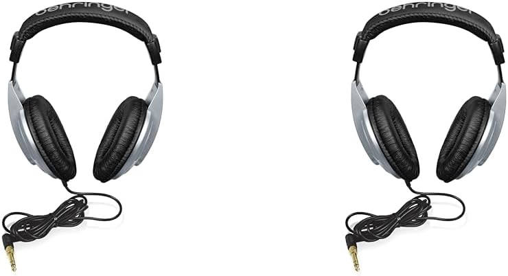 Behringer HPM1000 Mehrzweckkopfhörer (Packung mit 2) Silber Pack of 2 HPM1000 Single, Silber Pack of