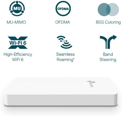 TP-Link EAP615-Wall AX1800 Dual-Band Wi-Fi 6 Accesspoint, 4 Gigabit-Ports, 802.3af/at PoE, EIN Ansch