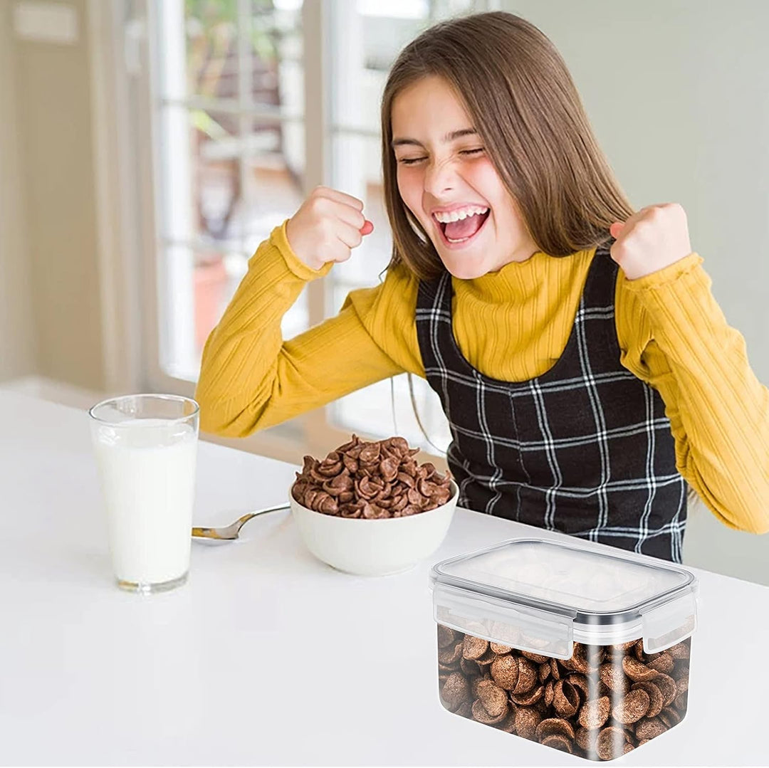 0.8L Vorratsdosen 9 Set Aufbewahrungsbox Küche Luftdicht Behälter aus Plastik Mit Deckel Kunststoff