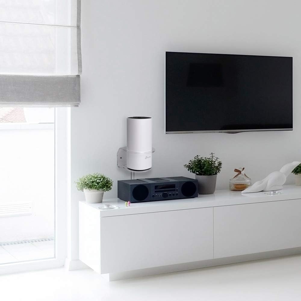 HOLACA Wandhalterung für TP-Link Deco M4 Whole Home Mesh WiFi System, Kabel-Management Halter für De