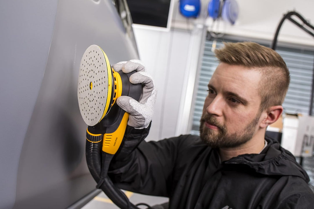 100x MIRKA Haftschleifscheibe IRIDIUM Grip 121L 150mm K.180 f.HO/Metall/Lack/Ku. Korn P180, Korn P18