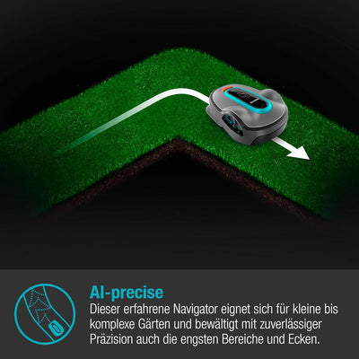 Gardena SILENO life: Mähroboter für Rasenflächen bis 750 m², Bluetooth-App bedienbar, Easy-Passage-F
