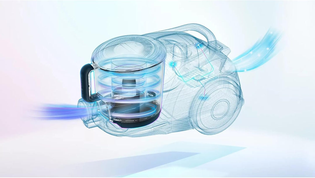 Bosch Staubsauger beutellos Serie 6 BGC41PET, Bodenstaubsauger, ideal für Tierhaare und Allergiker,