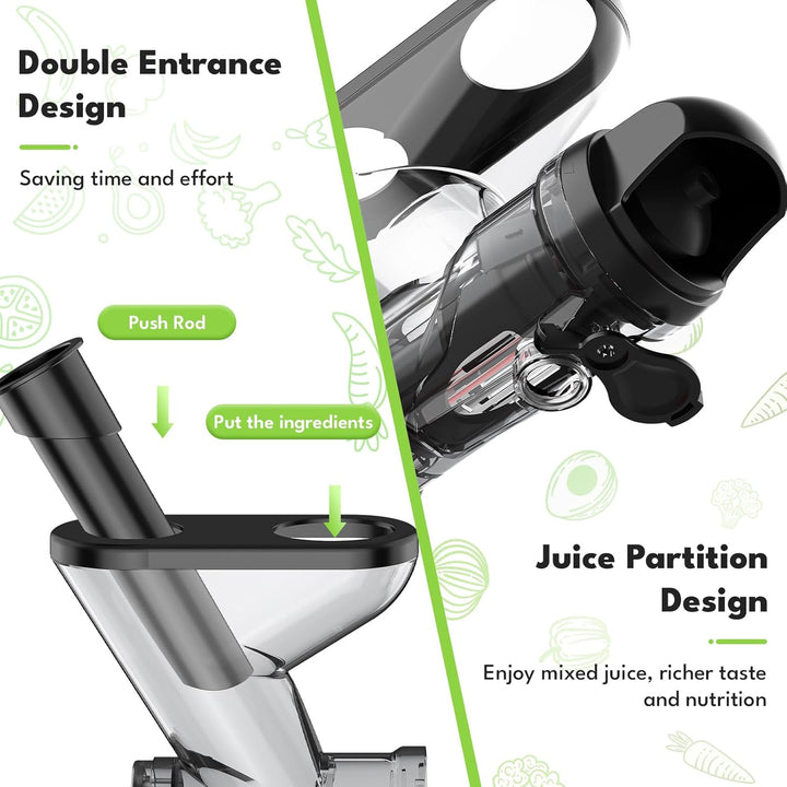 Kau-Entsafter-Aufsatz für Kitchenaid-Standmixer, Kaltpressen langsamer Entsafter Aufsatz für Kitchen