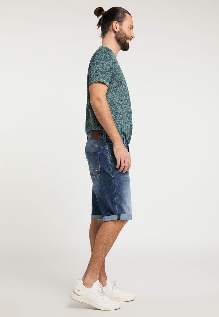 MUSTANG Herren Regular Fit Denim Bermuda Jeans