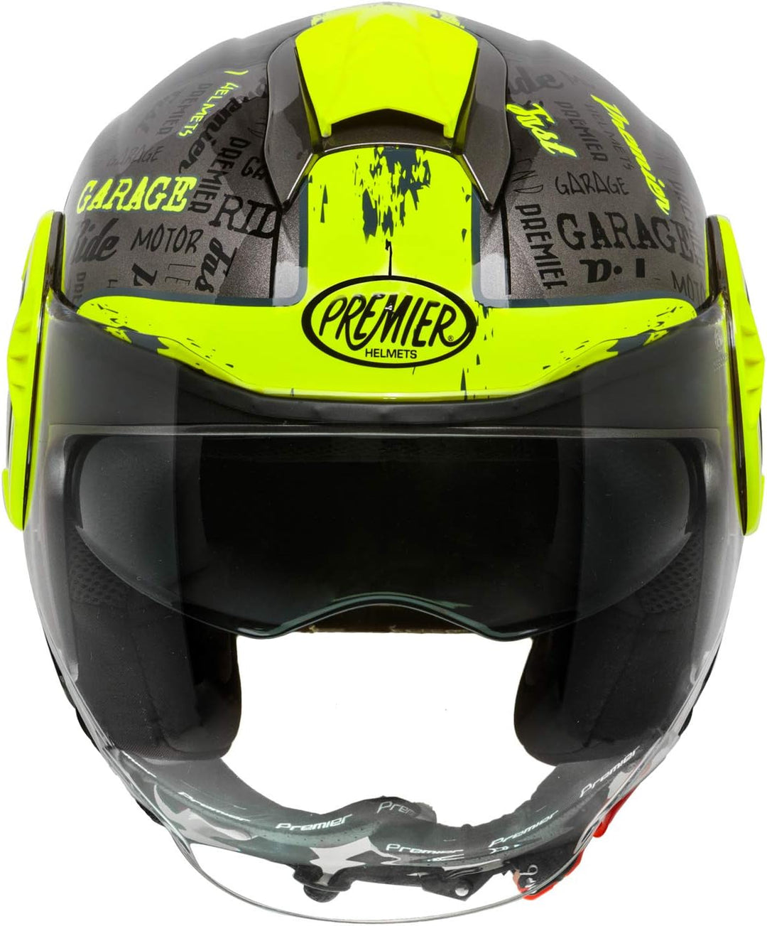Premier HELM COOL RD Y 17,SCHWARZ/FLUO GELB,M