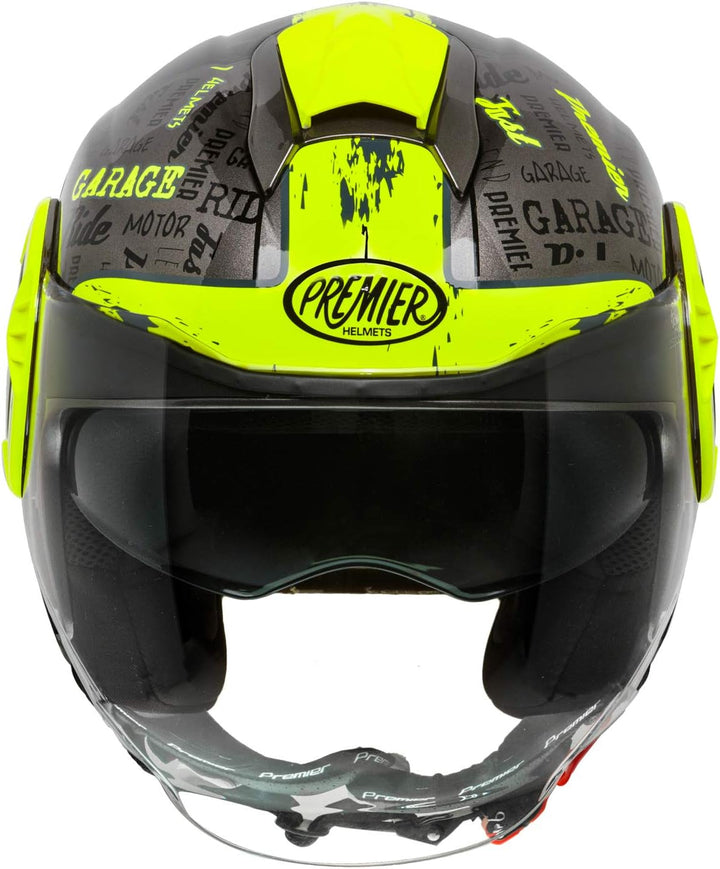 Premier HELM COOL RD Y 17,SCHWARZ/FLUO GELB,M