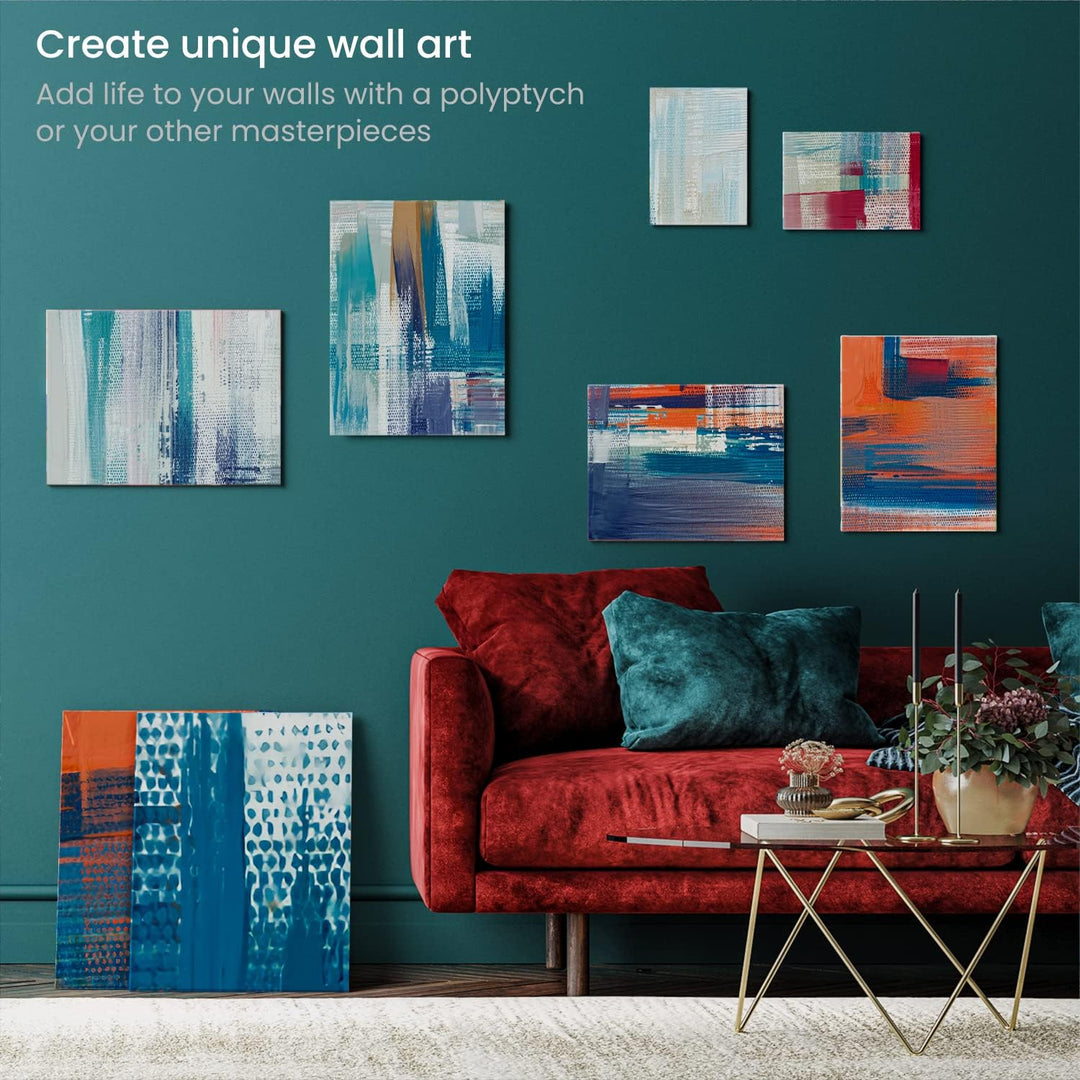 Arteza Malkarton, 28 Stück Grosspackung 15.2 x 15.2cm, 20.3 x 20.3cm, 25.4 x 25.4cm, 30.5 x 30.5cm,